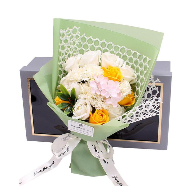 19 Soap Roses Bouquet Gift Box Valentine's Day Floral Décor