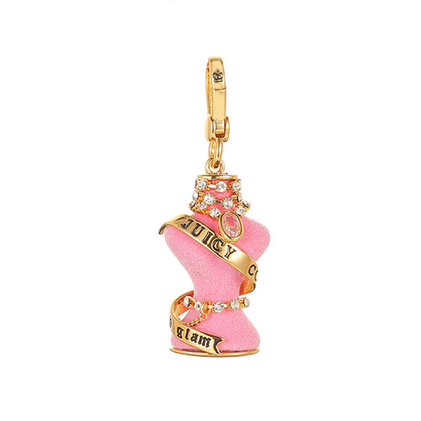 Diamond Inlaid Crystal Zircon Chain Pink Necklaces & Pendants