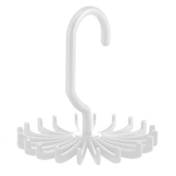 Plastic Tie Rack For Closets Rotating Ties Hook Holder Belt Scarves Hanger Clothes Hangers