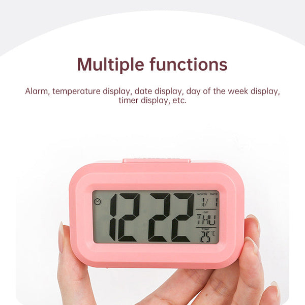 Household Digital Led Alarm Clock Battery Powered Multi Functional For Bedroom Bedside & Room Table Ideal Home Decor Alarm Clocks & Clock Radios