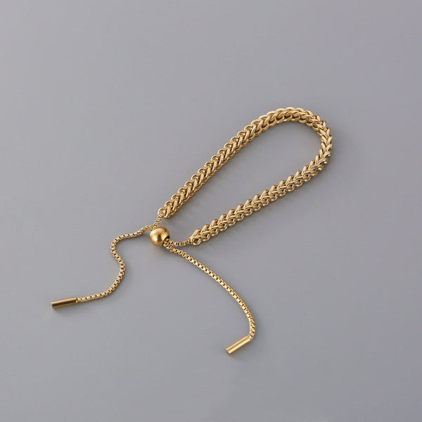 Veile Studios Braided Titanium Steel Bracelet Womens Fashion Jewellery And Accessories Bracelets