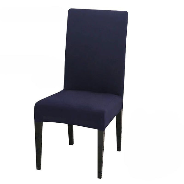 Chair Cover Navy Anti Dirt Waterproof Elastic Material For Dining Room Slipcovers