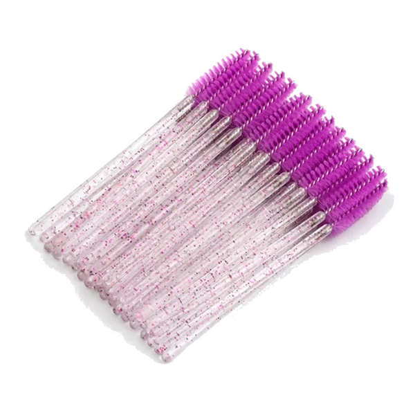 50 Pcs Eyelash Makeup Disposable Mascara Wands Applicator Spoolers Lashes Cosmetic Tools Brushes