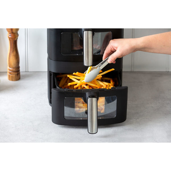 13L Dual Zone 2300W Double Stack Air Fryer With Foldable Top Display Air Fryers