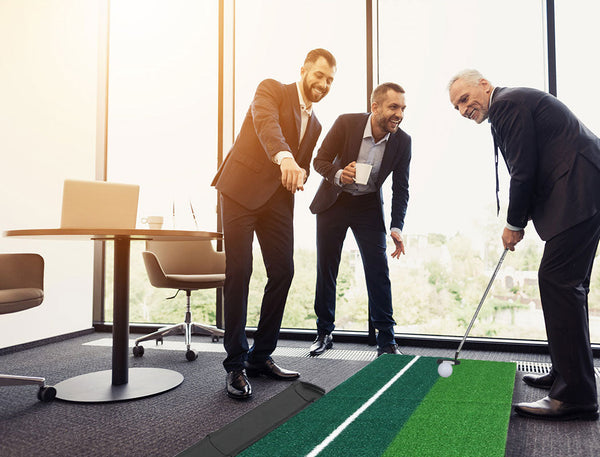 Centra Golf Putting Mat 250Cmx40cm Portable Nets Cages & Mats