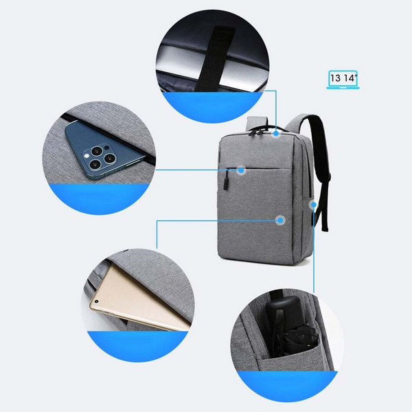 Usb Charging For Men Waterproof Oxford Cloth Bag Multifunction Laptop Backpacks