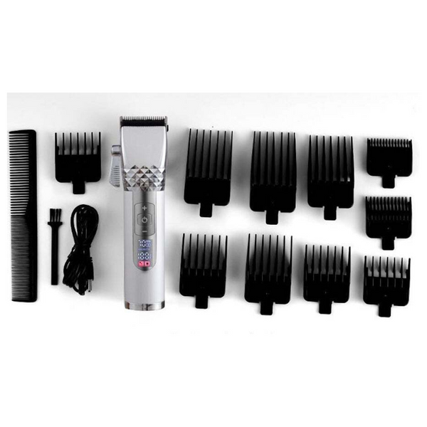 Clippers & Trimmers Professional Hair Clipper Men Cordless Rechargeable Trimmer Barber Grooming Kit