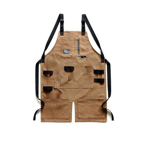 Gardening Apron Brown Denim Canvas Outdoor Work Clothes For Men Women Tool Carriers Aprons & Belts