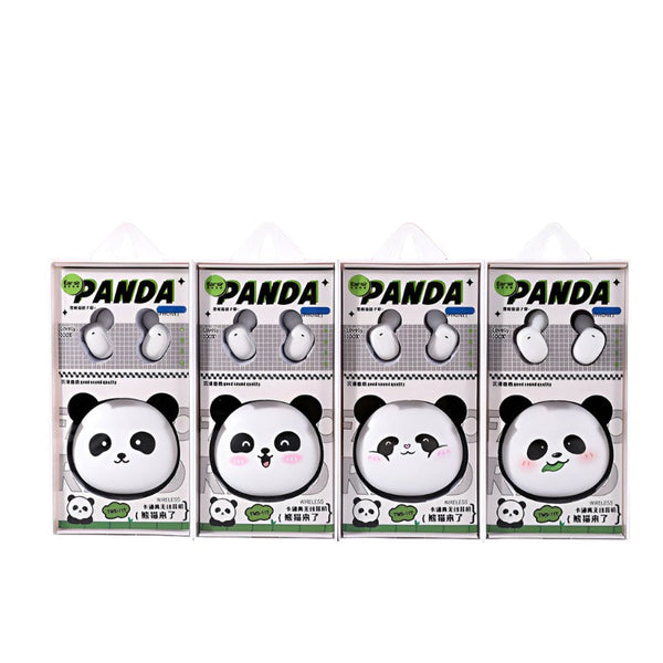 Tws True Wireless Sports Running Bluetooth Random Panda Design Earbuds