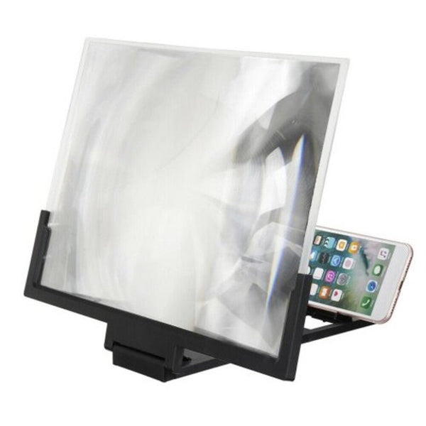 14 Inch Mobile Phone Screen Magnifier 3D Hd Amplifier Folding Smartphone Bracket Black Mounts & Holders