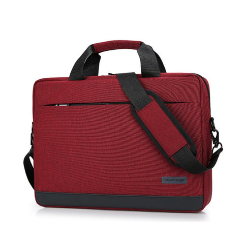 14 Inch Waterproof Computer Bag Wear Resistant Shockproof Portable Notebook Take Out Red
