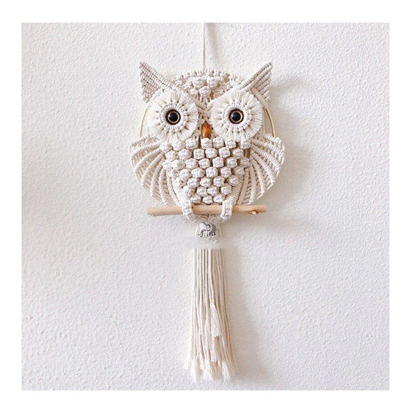 The Owl Tapestry Hand Woven Cotton Craft Kit For Large And Small Projects Other Crocheting And Knitting