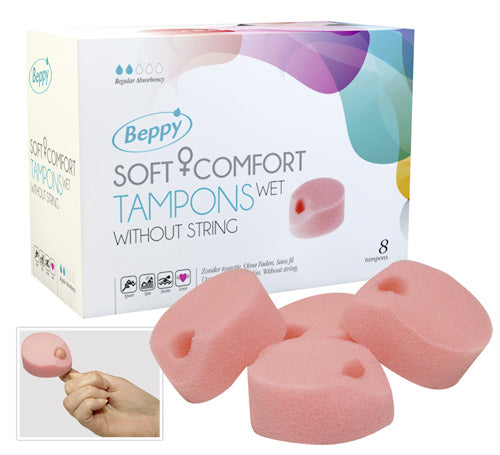 Brands Beppy Soft+Comfort Wet 8 Pc Tampons