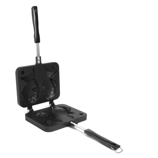 Non Stick Taiyaki Fish Shaped Waffle Frying Pan Maker Food Cooking Baking Mold Waffle Makers