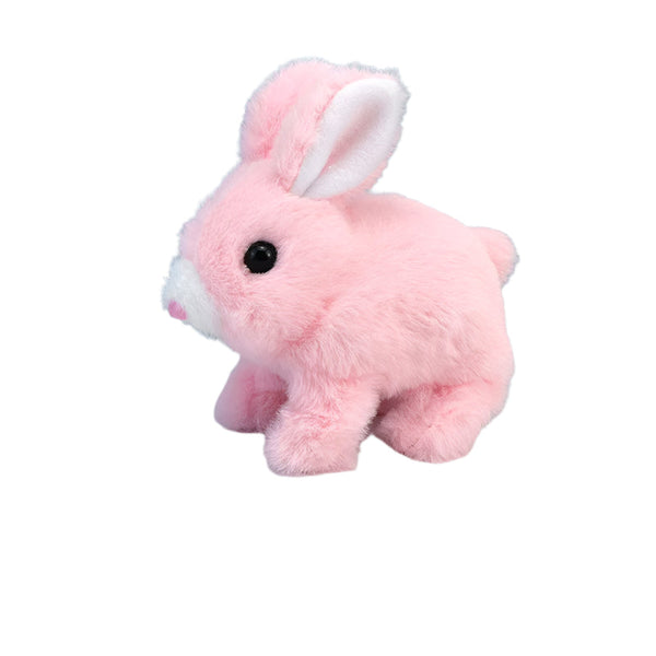 2025 Upgraded Interactive Bunny Toy. Hops Walks Talks Shakes Ears. Plush Gift For Kids (Grey). Plush Toys