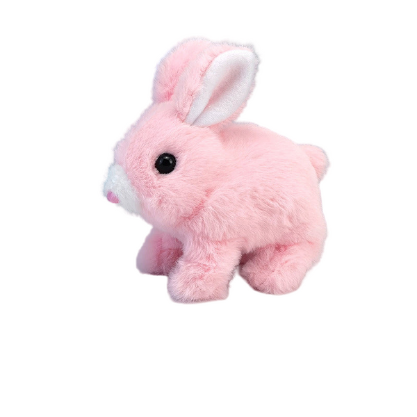 2025 Upgraded Interactive Bunny Toy. Hops Walks Talks Shakes Ears. Plush Gift For Kids (Grey). Plush Toys