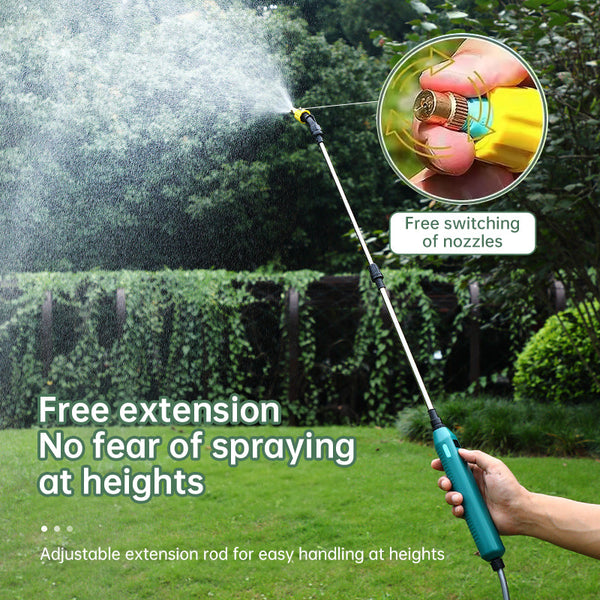 2400Mah Electric Sprayer. 3 Nozzles High Pressure For Garden Plant Watering Pressure Washer Parts
