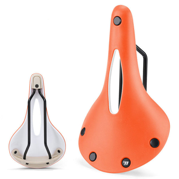Retro Bicycle Saddle: Wear Resistant Anti Slip Multicolor Hollow Cushion For Road Bikes Bmx Mtb Touring Saddles & Seats