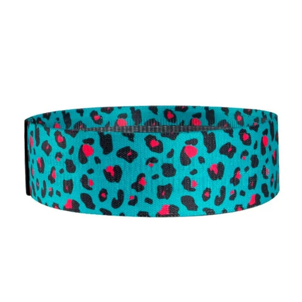 Green Leopard Print Fitness Resistance Bands Hip Lifting Set Handy Accesorios Para Yoga Pilates Home Gym Equipment Resistance Trainers