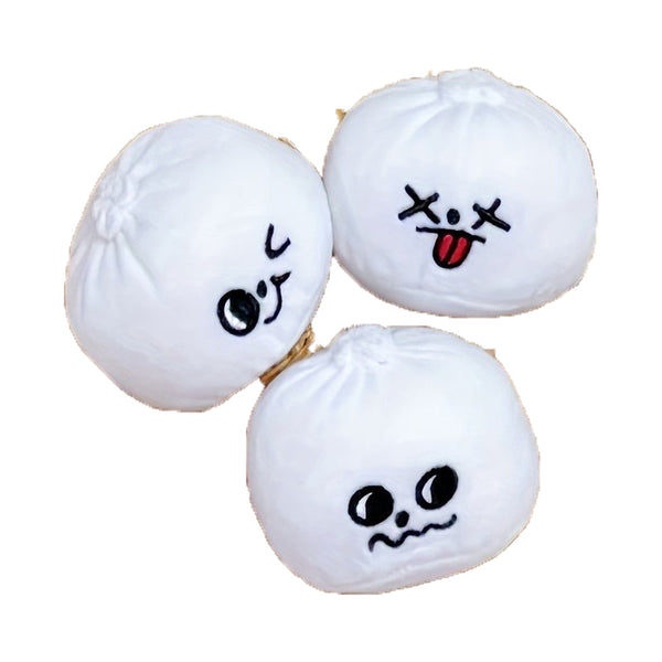 Pet Plush Bun Sound Biting Small Steamed Durable Slow Feeding Hide Food Intelligent Sniffing Dog Toys