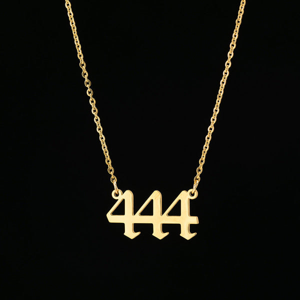 Personalized Angel Number 111 999 Stainless Steel Non Fading Pendant Necklace Necklaces & Pendants