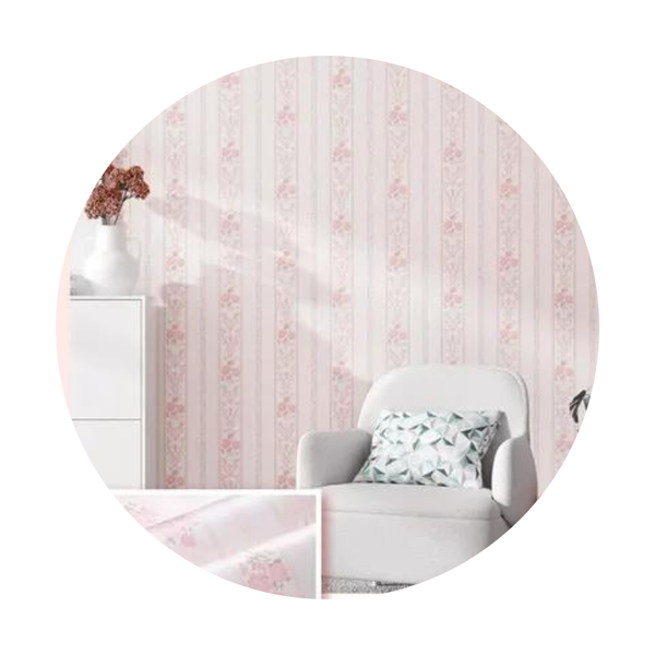 Pastoral Flower Self Adhesive Wallpaper Waterproof Wipeable Stickers Wall Stickers