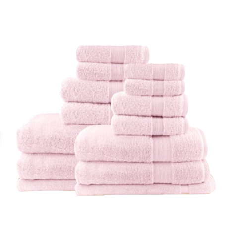 14Pc Light Weight Soft Cotton Bath Towel Set