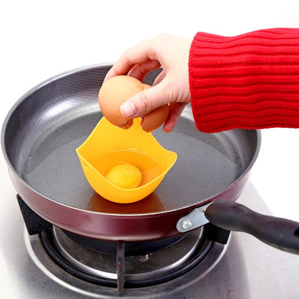 14Pcs Silicone Heat Resistant Egg Poacher Poaching Pods Pan Mould Kitchen Cooking Tool Egg Separators