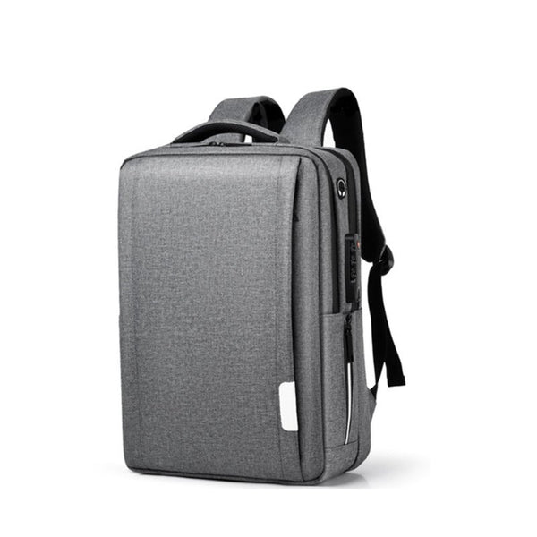 14.7In Waterproof Backpack Laptop Bag Anti Theft Usb Charging Hole Password Lock Laptop Cases & Bags
