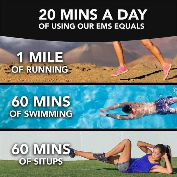 Ems 15 Pcs / Set Hip Trainer Abdominal Arm Muscle Training Intelligent Fitness Abdominal Machines