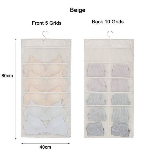 15 Pockets Hanging Organiser Hanging Closet Storage