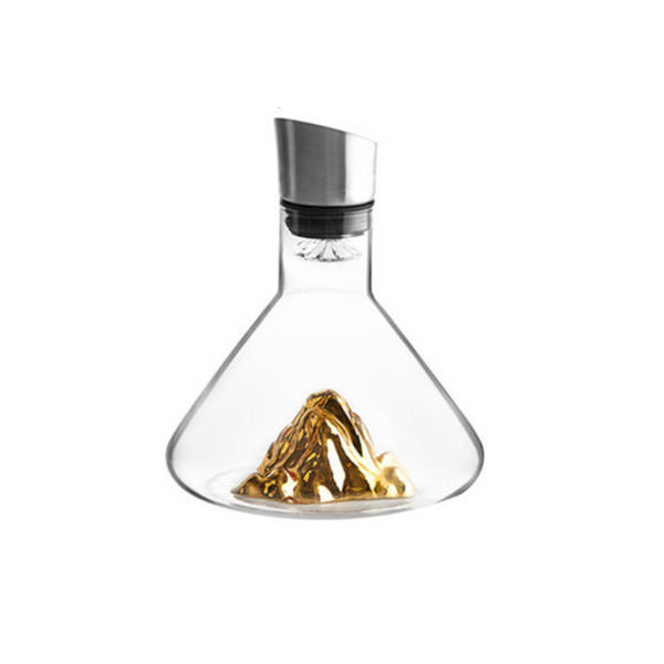 1500Ml Hand Blown Crystal Wine Decanter With Built In Aerator Pourer Ideal For Red Wine. Decanters