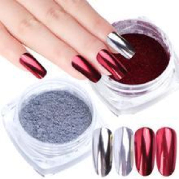 Mirror Nail Pigment Powder For Art And Cosmetic Applications Nail Art Tools