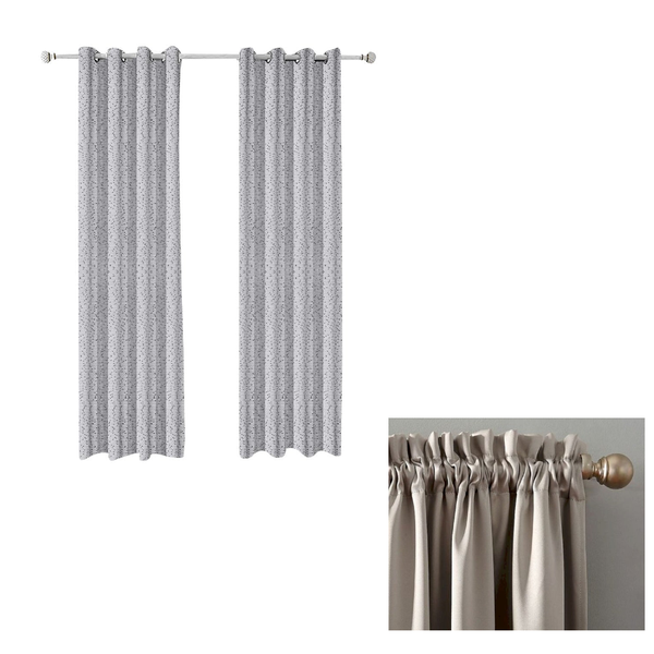 150 Centimetre Grey Curtains Modern Luxury Retro Style Texture For Decor Curtains & Drapes