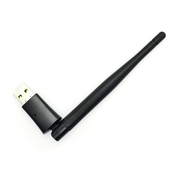 150Mbps Mt7601 Usb Wifi Wireless Network Card Adapter With Antenna For Tv Set Top Box Computer Plastic Metal