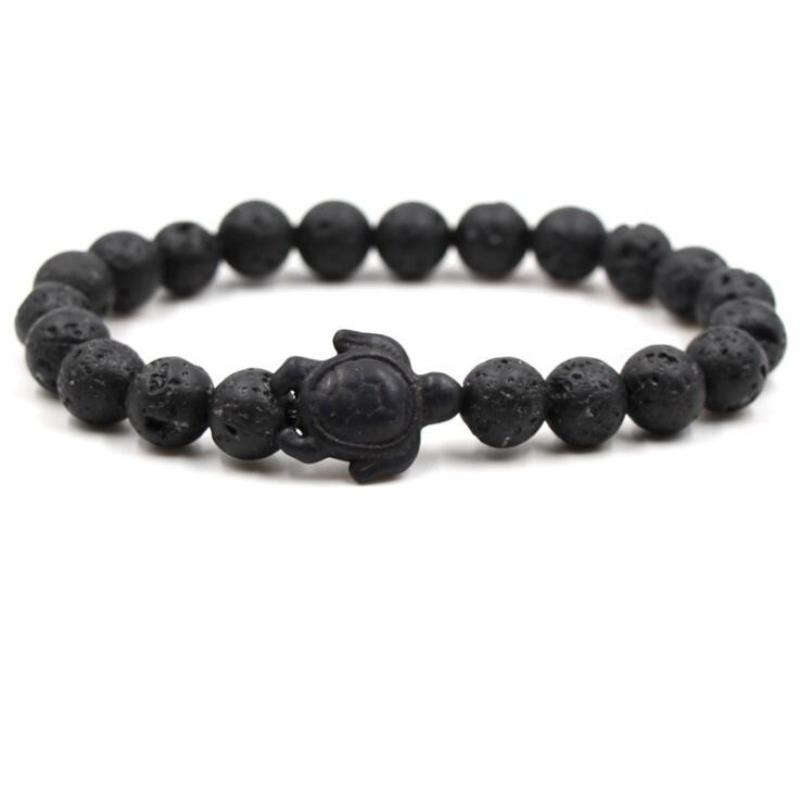 Veile Studios Bracelet With Natural Stone Beads And Sea Charms For Fashion Jewellery Bracelets