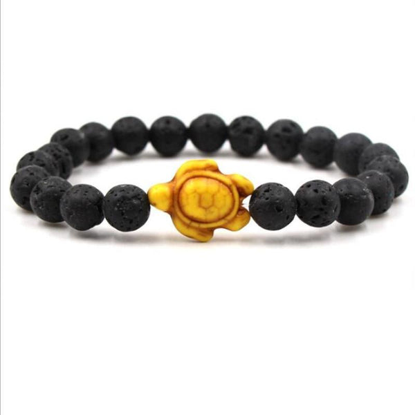 Veile Studios Bracelet With Natural Stone Beads And Sea Charms For Fashion Jewellery Bracelets