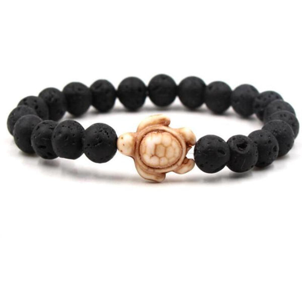 Veile Studios Bracelet With Natural Stone Beads And Sea Charms For Fashion Jewellery Bracelets