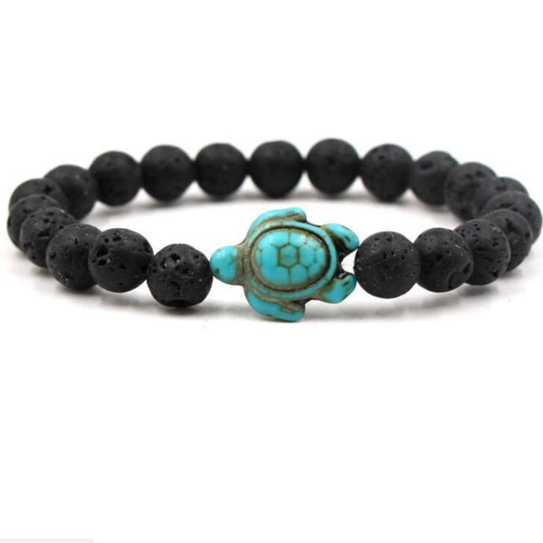 Veile Studios Bracelet With Natural Stone Beads And Sea Charms For Fashion Jewellery Bracelets