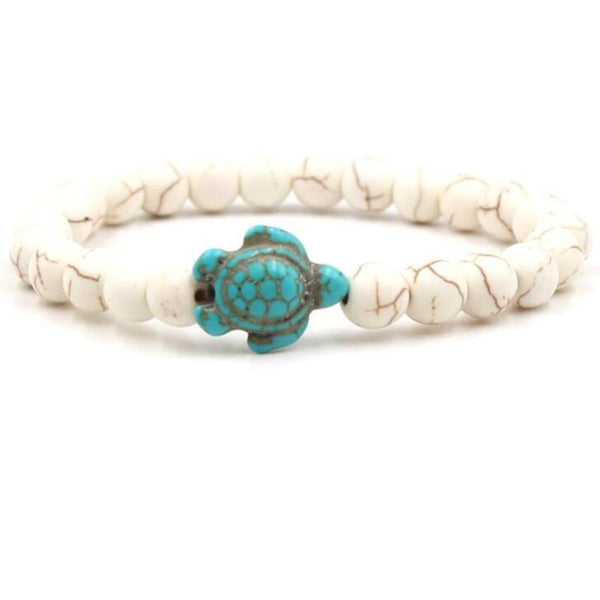 Veile Studios Bracelet With Natural Stone Beads And Sea Charms For Fashion Jewellery Bracelets