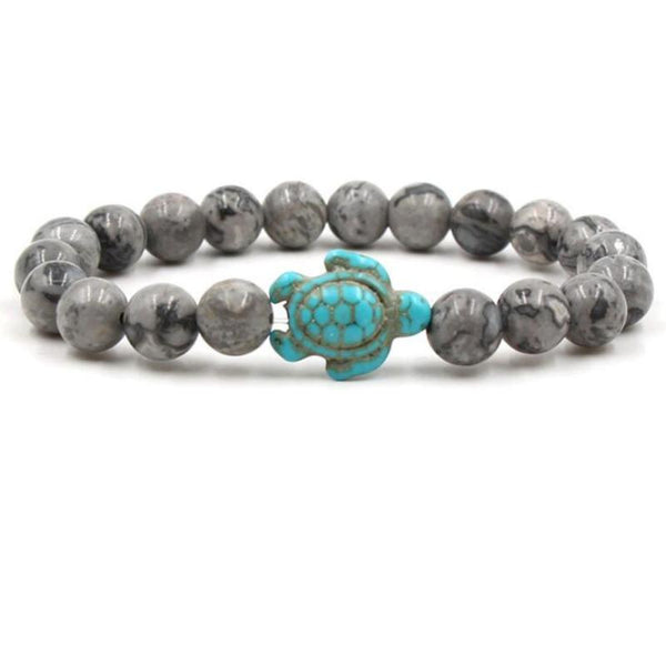 Veile Studios Bracelet With Natural Stone Beads And Sea Charms For Fashion Jewellery Bracelets