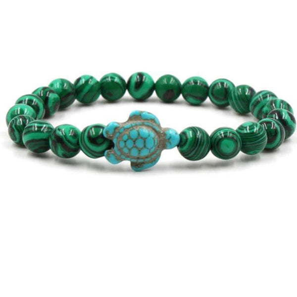 Veile Studios Bracelet With Natural Stone Beads And Sea Charms For Fashion Jewellery Bracelets