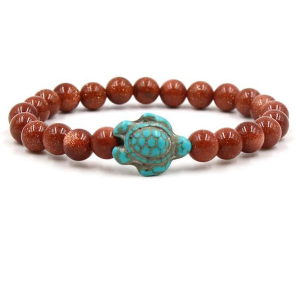 Veile Studios Bracelet With Natural Stone Beads And Sea Charms For Fashion Jewellery Bracelets