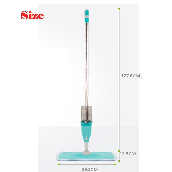 Blue Spray Mop With Sprayer Floor Ceramic Tile Cleaning Tool Mops Brooms & Scrubbers