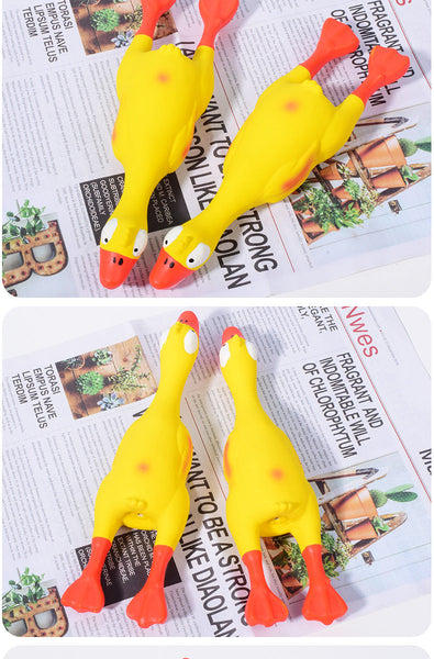 Pet Latex Toy Soft And Durable Squeaky Duck For Small Medium Dogs Dog Toys