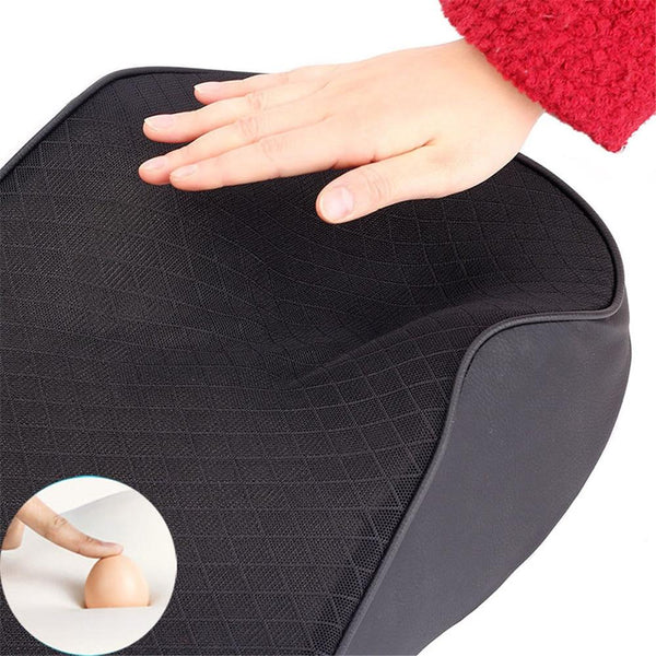 Black Car Neck Pillow 3D Memory Foam Head Rest Cushion Support