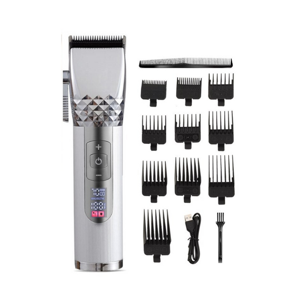 Clippers & Trimmers Professional Hair Clipper Men Cordless Rechargeable Trimmer Barber Grooming Kit