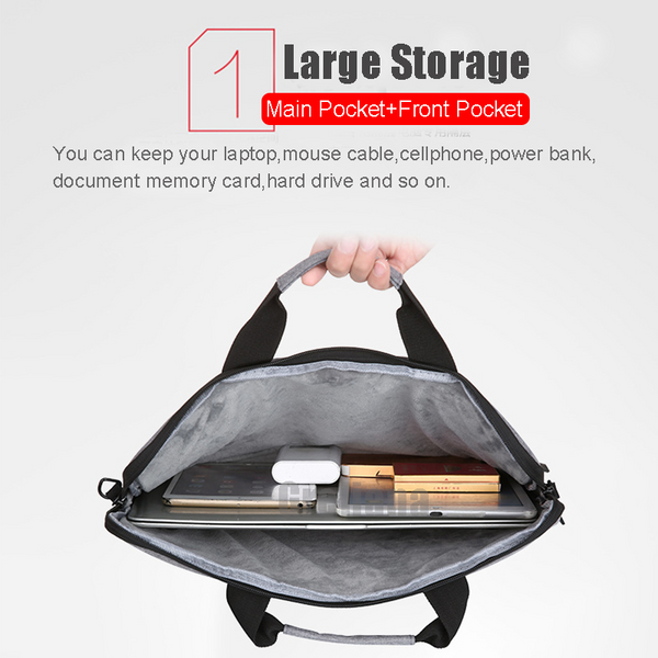 15 Inch Waterproof Laptop Bag Wear Resistant Shockproof Portable Notebook Take Out 6 Laptop Cases & Bags