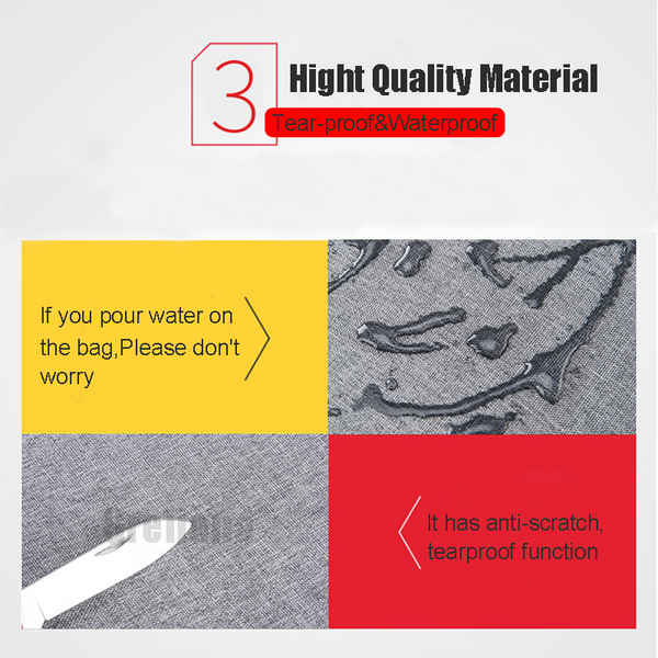 15 Inch Waterproof Laptop Bag Wear Resistant Shockproof Portable Notebook Take Out 6 Laptop Cases & Bags