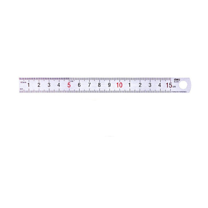 15Cm Stainless Steel Metal Ruler Straight Measuring Scale Student Art ...